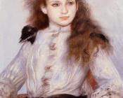 皮埃尔奥古斯特雷诺阿 - Portrait of Madeleine Adam